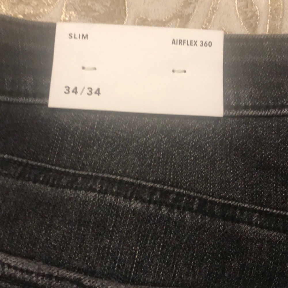Men’s American eagle black 34 x 34 AirFlex 360 slim, black blaze